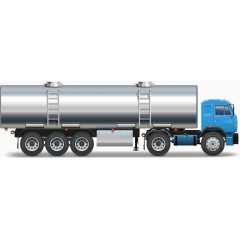 油罐车卡通矢量素材