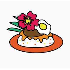 卡通手绘美食素材