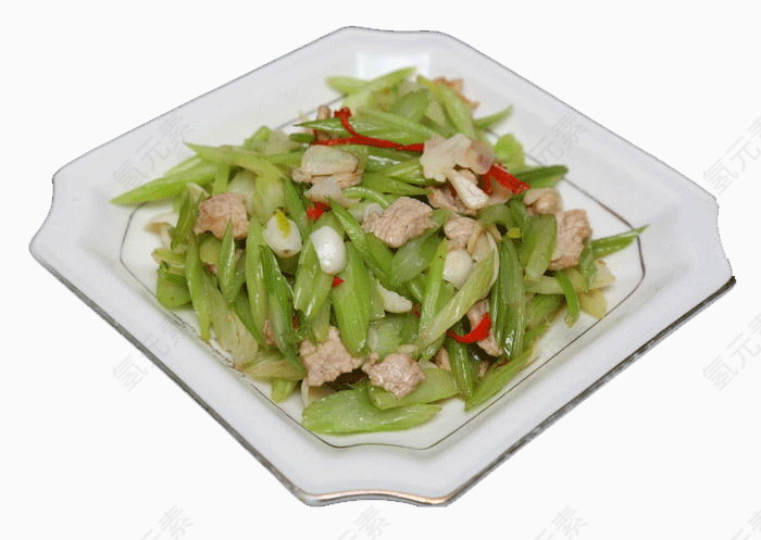 芹菜炒肉片