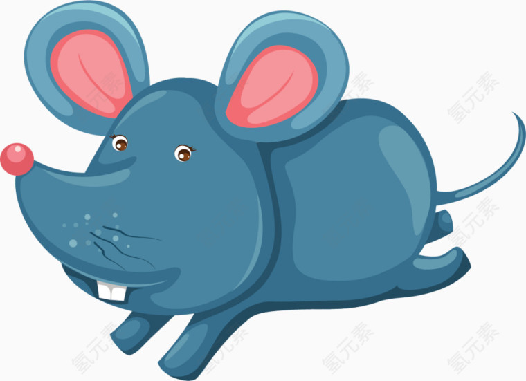 卡通手绘可爱老鼠