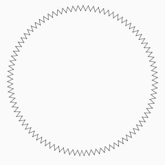 花纹圆方框PNG透明图片