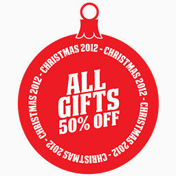 所有礼物从christmas-gifts-sale-icons