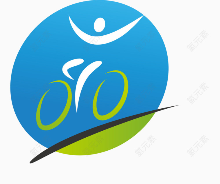 骑车运动logo