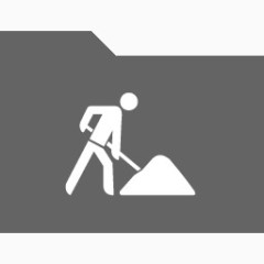 建设DI -黑色文件夹