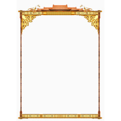 皇宫宫殿古风边框