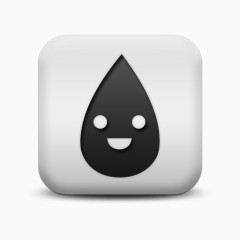 磨砂白广场图标自然奇迹雨滴SC自然奇观