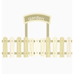 矢量花园栅栏