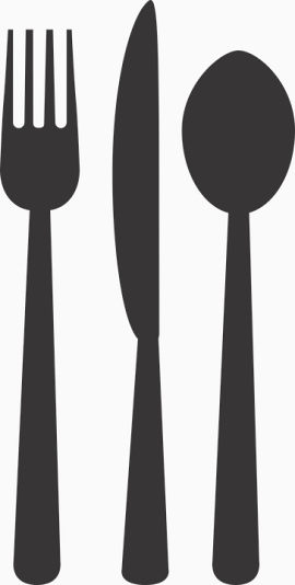 精致漂亮碗里餐具