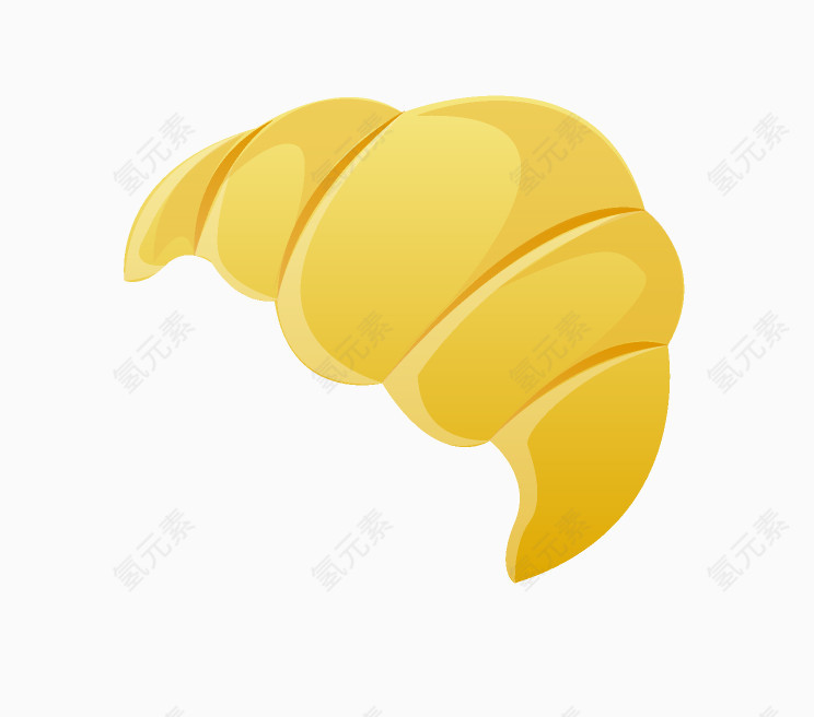 卡通牛角包
