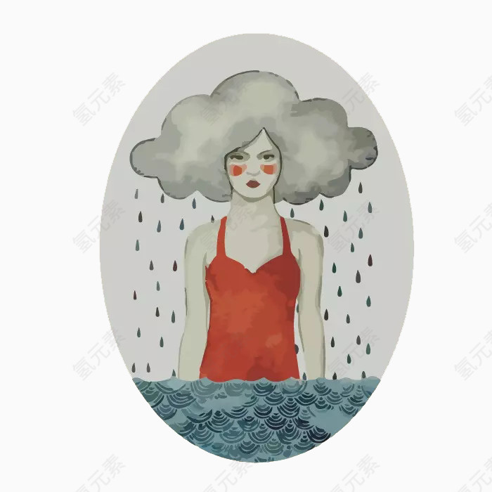 椭圆形背景素材