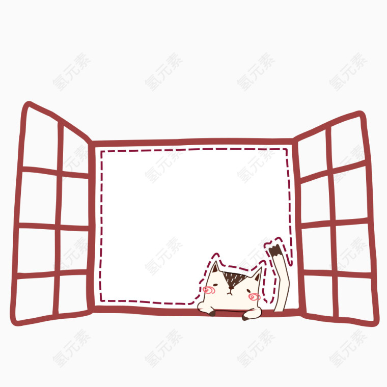 望向窗外的猫