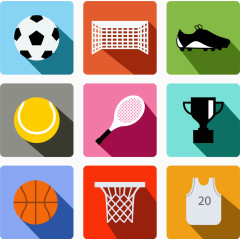 精致体育元素图标