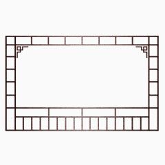 中国风矩形边框