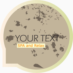 淡灰色圆圈对话框