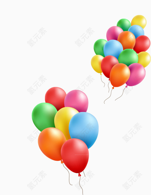 五彩气球