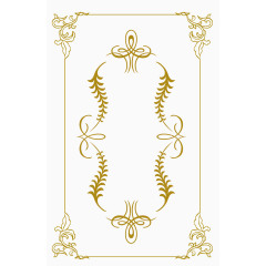 金色欧式简约古典框边