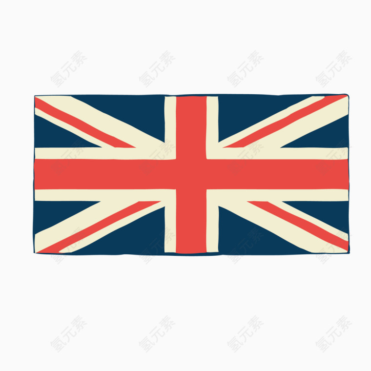 英国旅行装饰元素