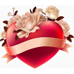 爱心花瓣素材