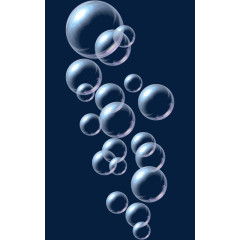 装饰元素点缀气泡