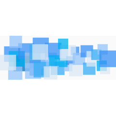 方形蓝色科技元素