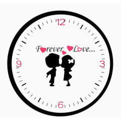 创意爱情时钟