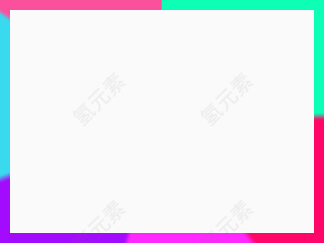 彩色边框 蓝底照片