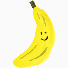 彩绘卡通水果香蕉