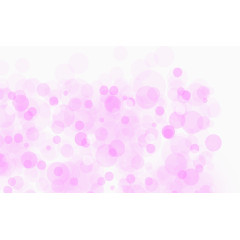 紫色唯美卡通气泡