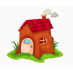 卡通手绘小房子