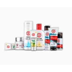 一堆护肤品实拍合集png素材  