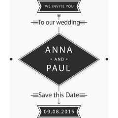 矢量海报标签艺术字