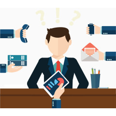 商务办公矢量免抠素材