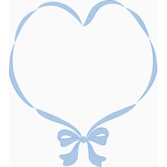 丝带蝴蝶结边框