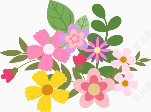 手绘花朵