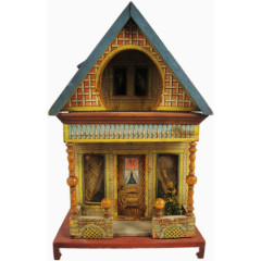 民族特色洋房模型