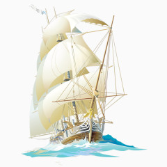 乘风破浪的帆船