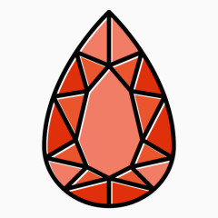 钻石创业板宝石珠宝梨婚礼iconika宝石