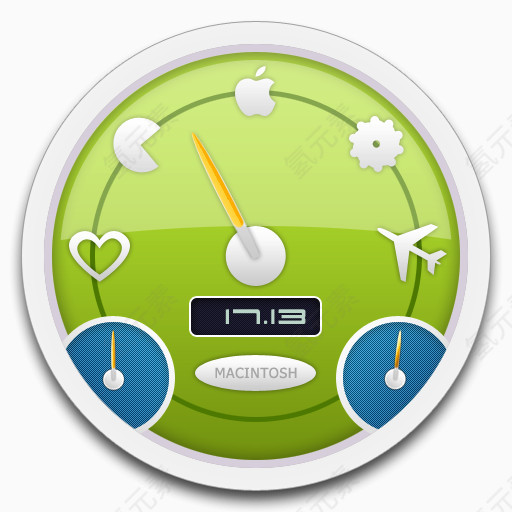 绿色短跑佩剑冲图标