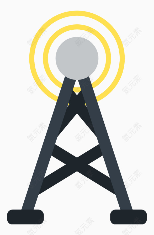 信号塔卡通素材