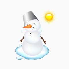 融化掉的圣诞雪人