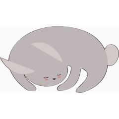 卡通手绘兔子