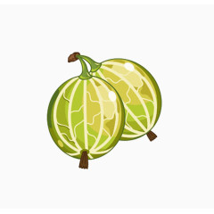 卡通手绘灯笼果