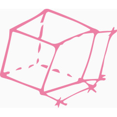 手绘立体几何元素