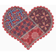 心形花边花式地毯