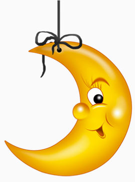 半弯月亮