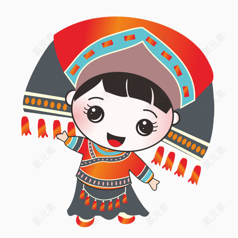 壮族少女