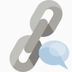 链接演讲泡沫flat-icons