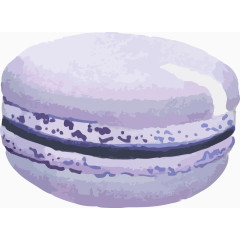 手绘水彩涂层夹心蛋糕