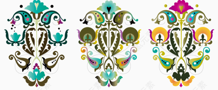 彩色花纹合集
