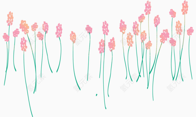 水彩清新鲜花